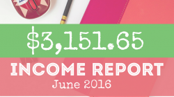 Blog Income Report: June 2016