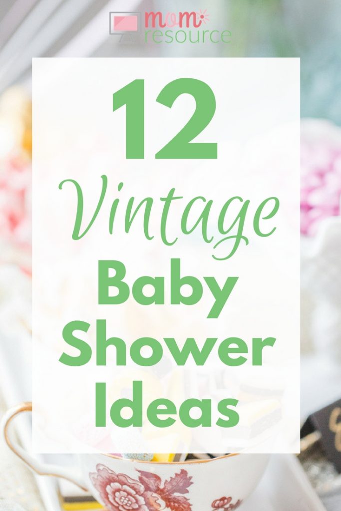 Vintage Baby Shower Ideas For Baby Girls, Boys Or Gender Neutral Showers