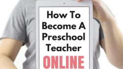How To Become A Preschool Teacher Online