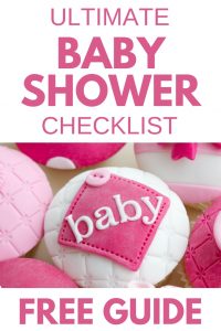 baby shower checklist planner