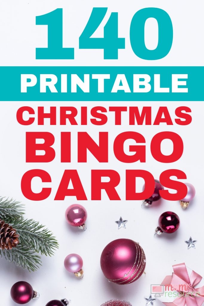 Christmas Bingo For Large Group - 1,000 Printable Bingo Cards