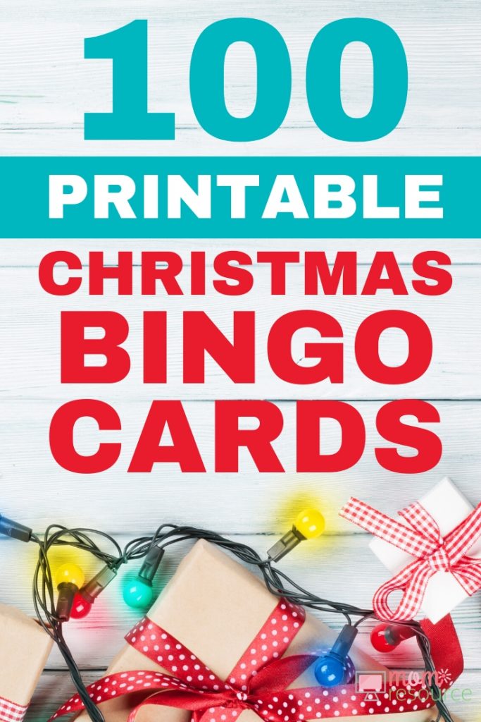 Christmas Bingo For Large Group - 1,000 Printable Bingo Cards