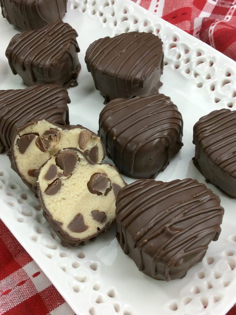 cookie heart truffles