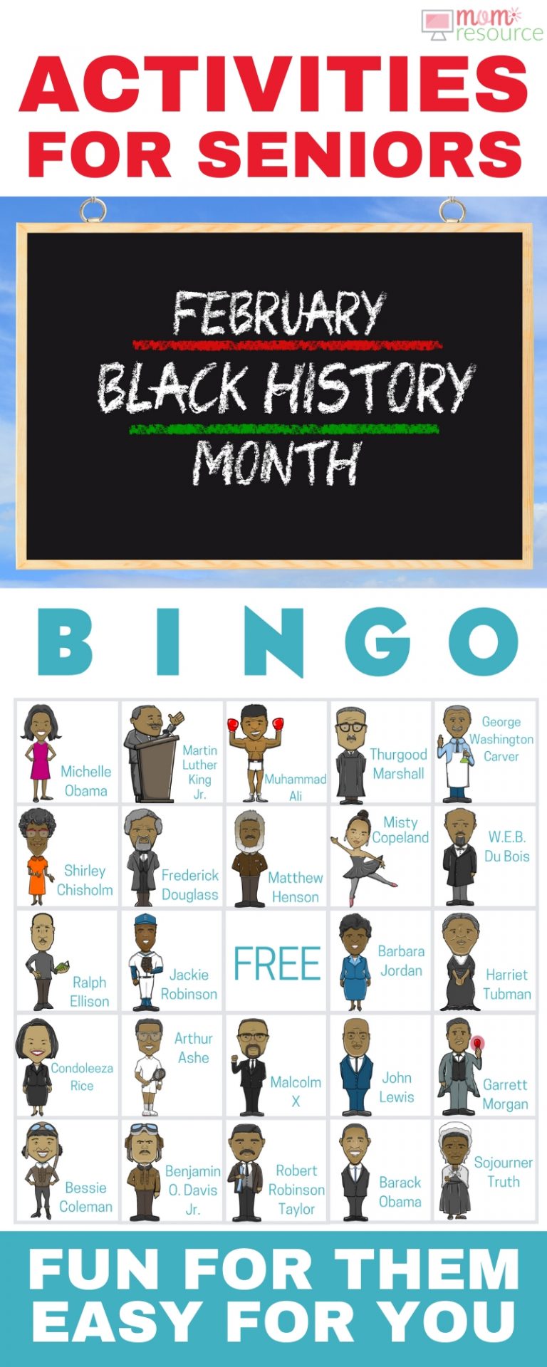 Black History Month Activities - Printable, Modern, Easy &amp; Fun