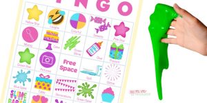 slime birthday party ideas neon