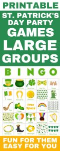 st patricks day large group activities