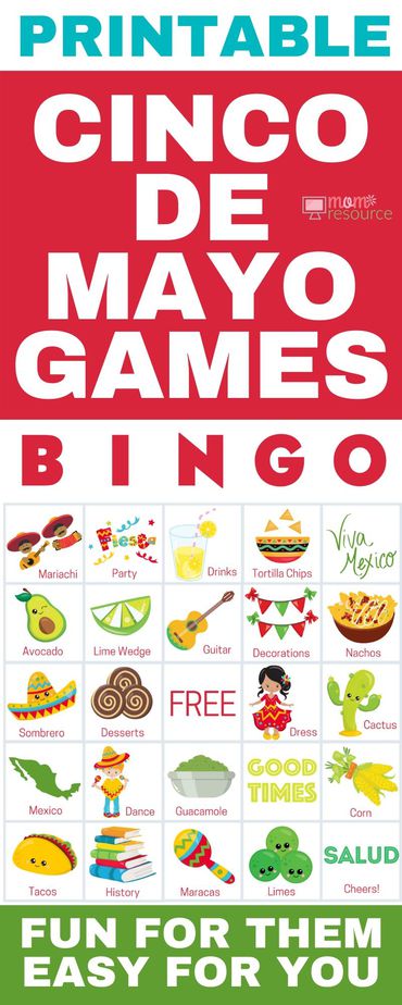 Printable Cinco De Mayo Games Mom Resource Printable Cinco De Mayo Games Mom Resource