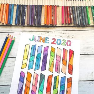 Geometric Coloring Pages - Printable & Simple