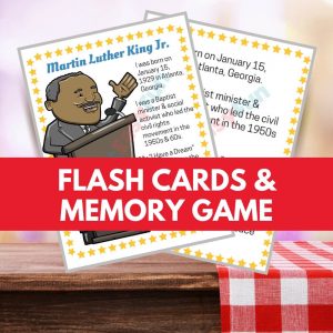 Martin Luther King Jr Flash card game
