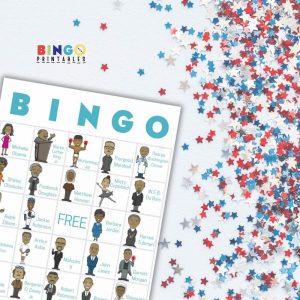 Black history bingo classroom activity
