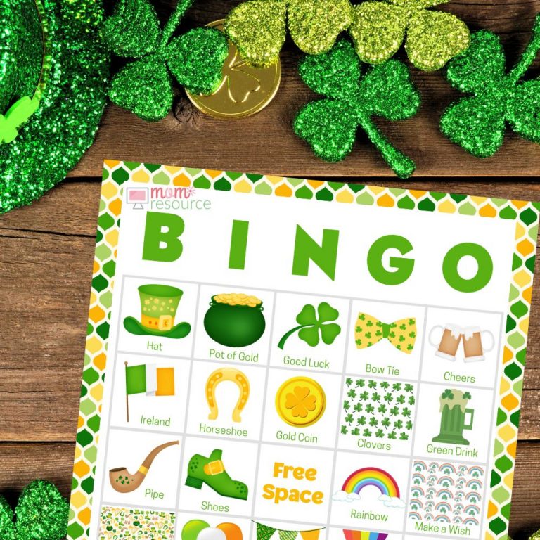 St. Patrick's Day Party Games - Printable Modern Game Cards