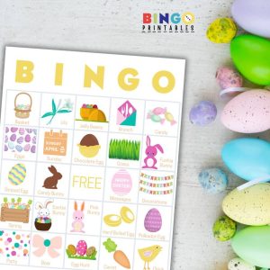 easter bingo printable fun activity