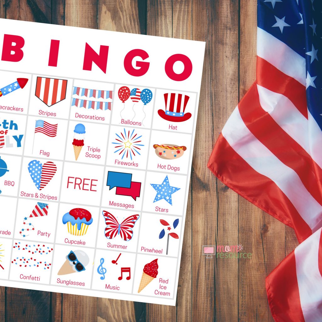 4th of july printables for kids
