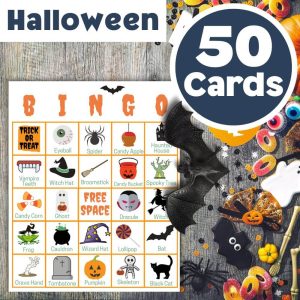 fun halloween party game bingo printable