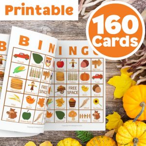 fall bingo game for large groups