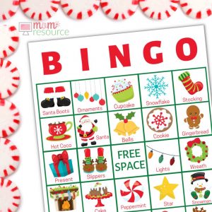printable bingo christmas game - Mom Resource