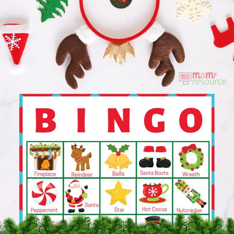 Christmas Bingo For Large Group - 1,000 Printable Bingo Cards