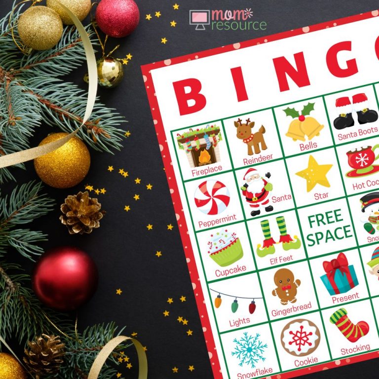 printable christmas bingo cards for large groups Mom Resource