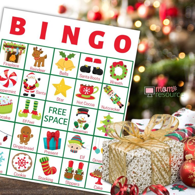 Christmas Bingo For Large Group - 1,000 Printable Bingo Cards
