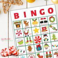 Christmas Bingo For Large Group - 1,000 Printable Bingo Cards