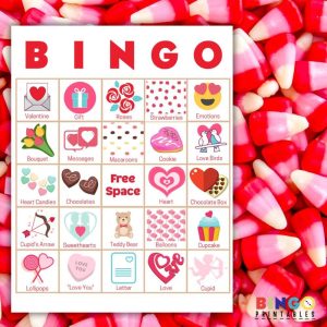 valentines bingo printable class parties