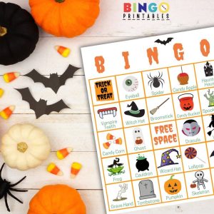 printable halloween bingo card