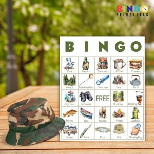 camping themed bingo ideas