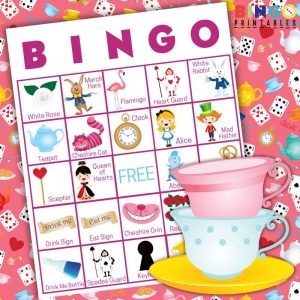 tea party bingo cards