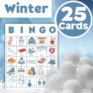 winter bingo printable for adults