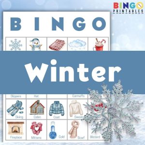 winter bingo printables game