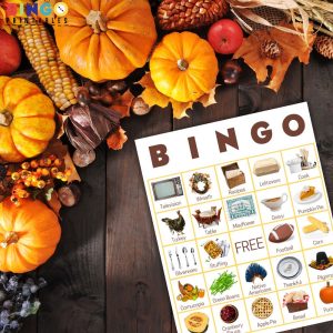 thanksgiving Bingo Card Game Printables