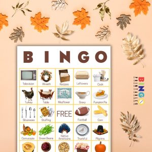 Seasonal Bingo Cards for thanksgiving