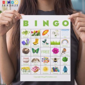 springtime bingo cards